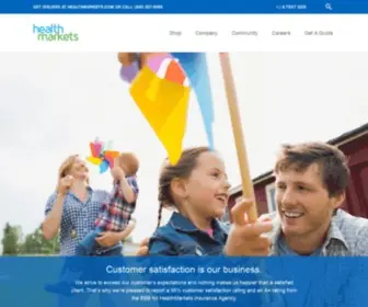 Healthmarketsinc.com(HealthMarkets, Inc) Screenshot