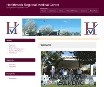 Healthmarkregional.com(Serving Walton County's medical needs) Screenshot