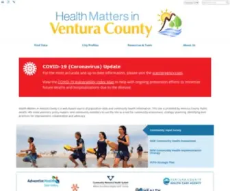 Healthmattersinvc.org(Ventura County Public Health) Screenshot