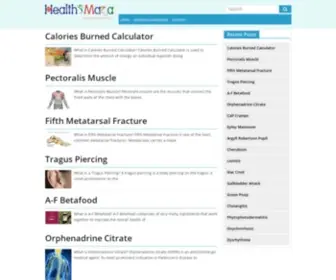 Healthmaza.com(The Greatest Wealth is HEALTH) Screenshot