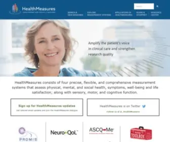 Healthmeasures.net(Healthmeasures) Screenshot