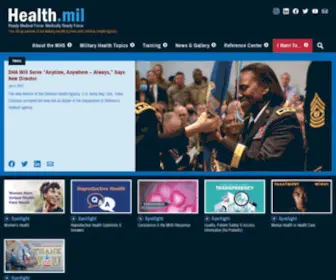 Health.mil(The website) Screenshot