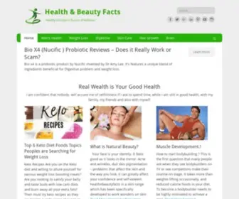 Healthnbeautyfacts.com(Health & Beauty Facts) Screenshot