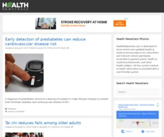 Healthnewstrack.com(Health Newstrack) Screenshot