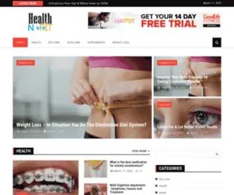 Healthnfit.org(Health Blog) Screenshot