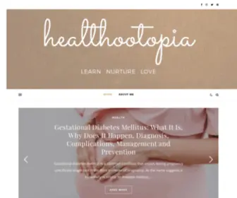 Healthootopia.com(Healthootopia) Screenshot