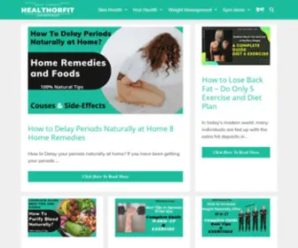 Healthorfit.com(Get Best Natural Health Tips) Screenshot