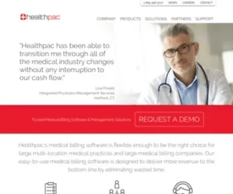 Healthpac.net(I3 Verticals Healthcare) Screenshot