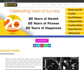 Healthparkfitness.com(Fitness Equipment) Screenshot