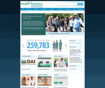 Healthpartners-INT.co.uk(Global Health) Screenshot