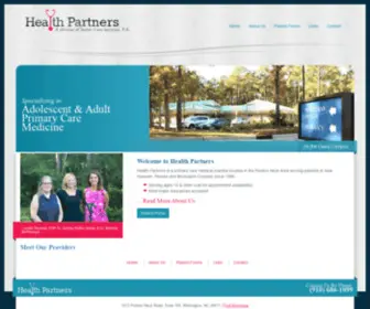 Healthpartnersnc.com(Health Partners NC Health Partners) Screenshot