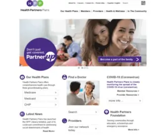 Healthpartnersplans.com(Affordable Health Insurance in PA) Screenshot