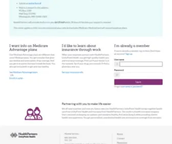 Healthpartnersunitypointhealth.com(Doctors, clinics and insurance in Iowa) Screenshot