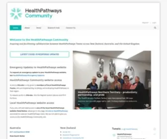 Healthpathwayscommunity.org(This website) Screenshot