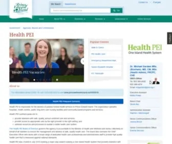 Healthpei.ca(Health PEI) Screenshot