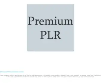 Healthplrebooks.com(Premium PLR) Screenshot