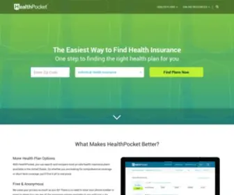 Healthpocket.com(Find Affordable Health Insurance Plans for 2022) Screenshot