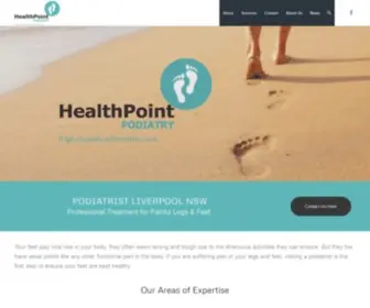 Healthpointpodiatry.com.au(Liverpool Podiatry Clinic) Screenshot