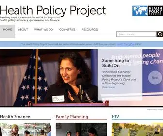 Healthpolicyproject.com(Healthpolicyproject) Screenshot