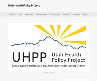 Healthpolicyproject.org(Utah Health Policy Project) Screenshot