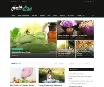 Healthpress.co(Homepage) Screenshot