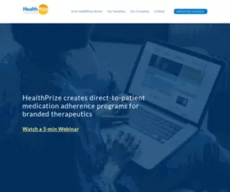 Healthprize.com Screenshot