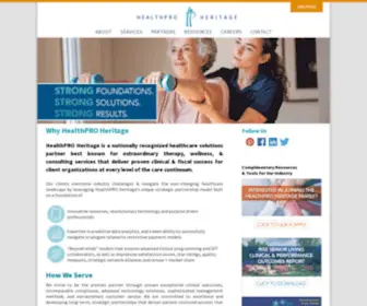 Healthpro-Rehab.com(Rehabilitation Management) Screenshot