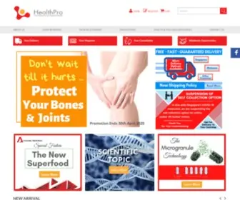 Healthpro.com.sg(Healthpro) Screenshot