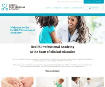 Healthprofessionalacademy.co.uk(Health Professional Academy) Screenshot
