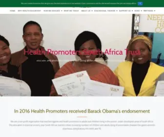 Healthpromoters.co.za(In Memoriam dr h.c) Screenshot