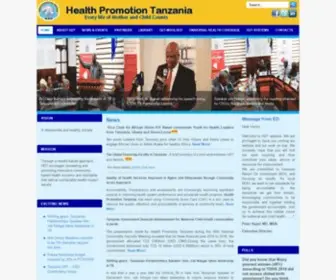 Healthpromotiontanzania.org(Health Promotion Tanzania) Screenshot