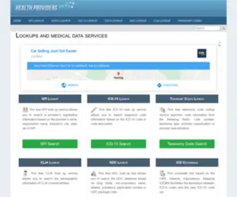 Healthprovidersdata.com(Health Providers Data) Screenshot