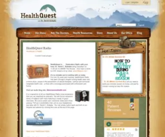 Healthquestradio.com(Start Your Adventure) Screenshot