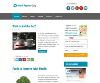 Healthreporterdaily.com(Health Reporter Daily) Screenshot