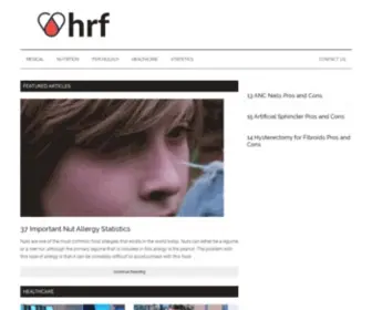 Healthresearchfunding.org(Health and Medical Blog) Screenshot