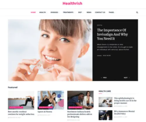 Healthrish.com(Health Rish) Screenshot