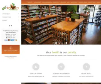 Healthrxpharmacy.com(HealthRX Specialty Pharmacy) Screenshot