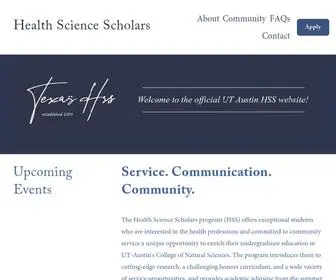 Healthsciencescholars.org(Health Science Scholars) Screenshot