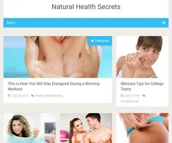 Healthsecretsdaily.com(Natural Health Secrets) Screenshot