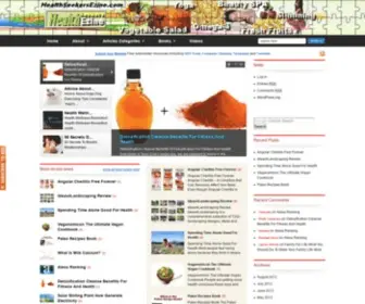 Healthseekersezine.com(Health Seekers Ezine) Screenshot