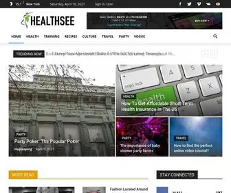 Healthsee.net(Just another WordPress site) Screenshot