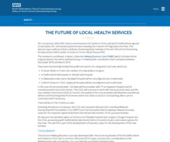 Healthservicesnorthstaffs.nhs.uk(Healthservicesnorthstaffs) Screenshot