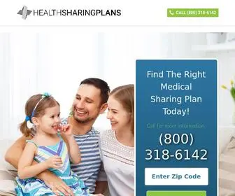 Healthsharingplans.com(Medical-Share Official Site) Screenshot