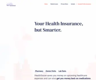 Healthsouse.com(Savings for Medicare and Obamacare Insurance) Screenshot