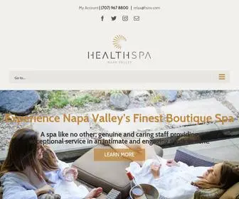 Healthspanapavalley.com(Health Spa Napa Valley) Screenshot