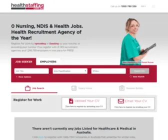 Healthstaffing.com.au(5,521 Healthcare & Medical Jobs in Australia) Screenshot
