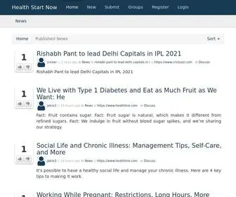 Healthstartnow.com(Health Start Now) Screenshot