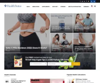 Healthstatus.com(Discover our Health Blog) Screenshot