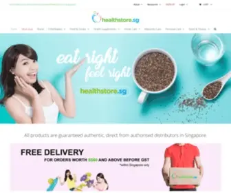 Healthstore.sg(Singapore leading online health store) Screenshot