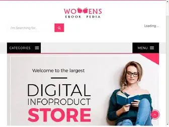 HealthStoreforwomen.com(The world's largest digital infoproduct store for women) Screenshot